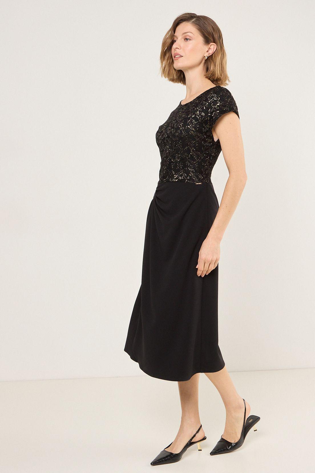 Vestido Largo Negro Ma Griffe 13002225101102-3