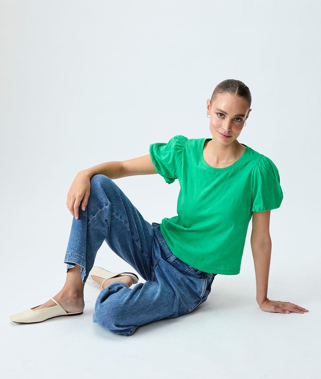 Polera Lisa Verde iO 14220125051107-4
