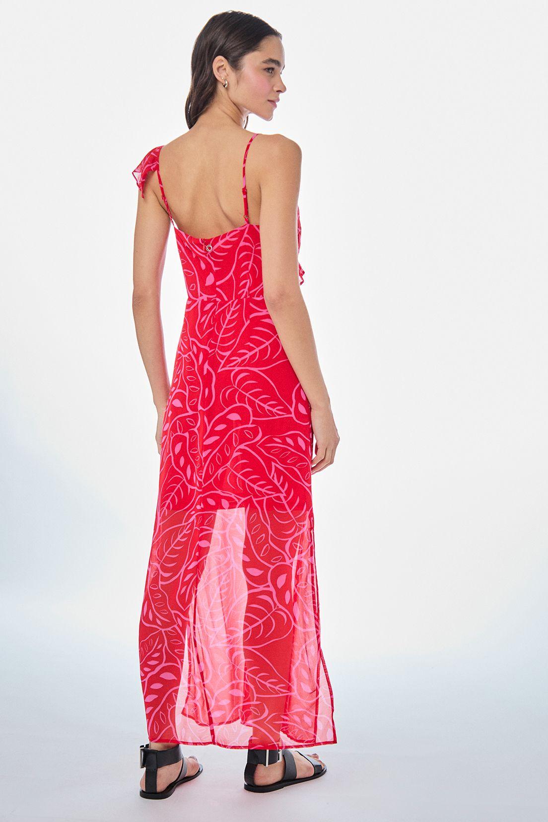 Vestido Fantasia Largo Rojo iO 13520224003103-4