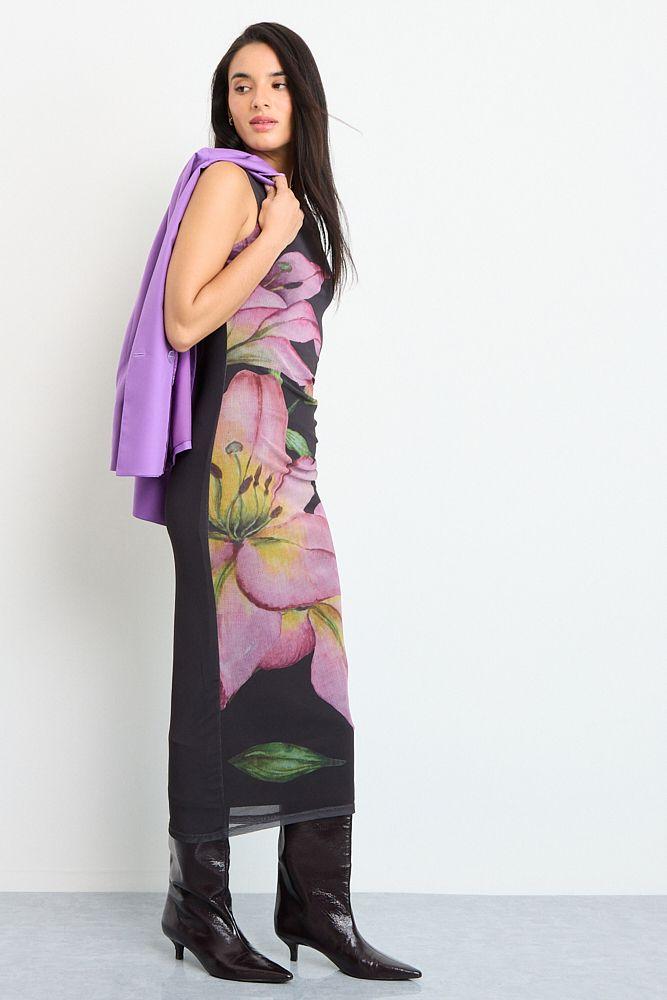 Vestido Largo Gris iO 13520225002163-3