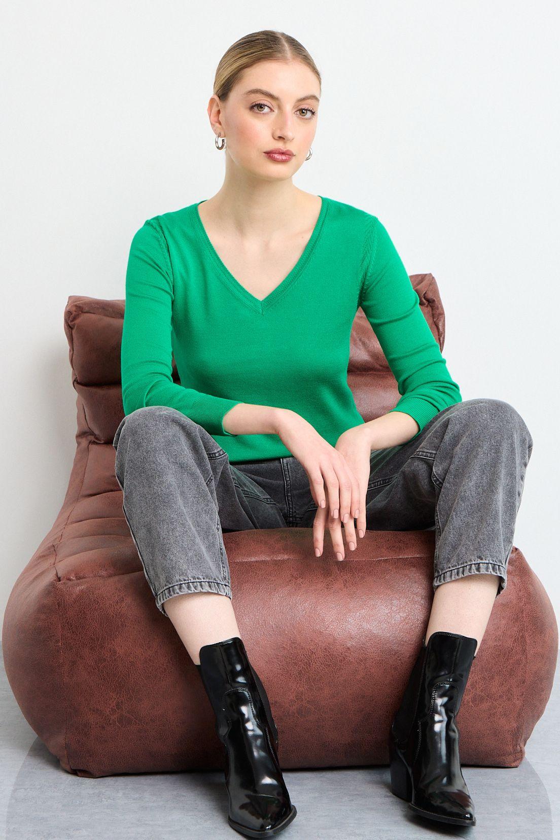 Sweater Verde Oliva iO 18120225010107-3