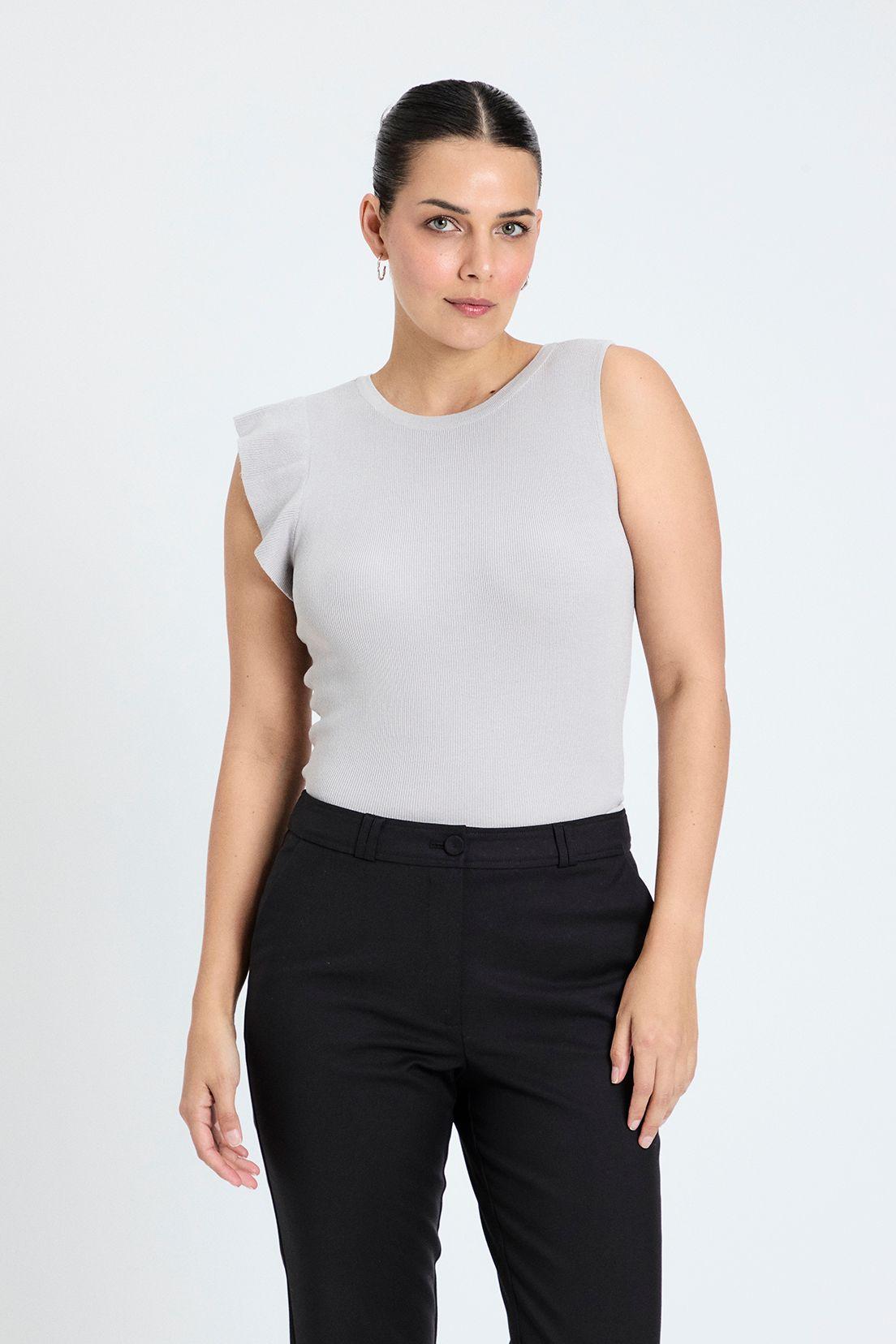 Top Lisa Tejida Gris Ash 18207224003113-0