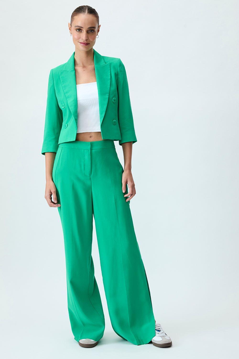 Pantalon Liso verde musgo iO 11020125050107-0