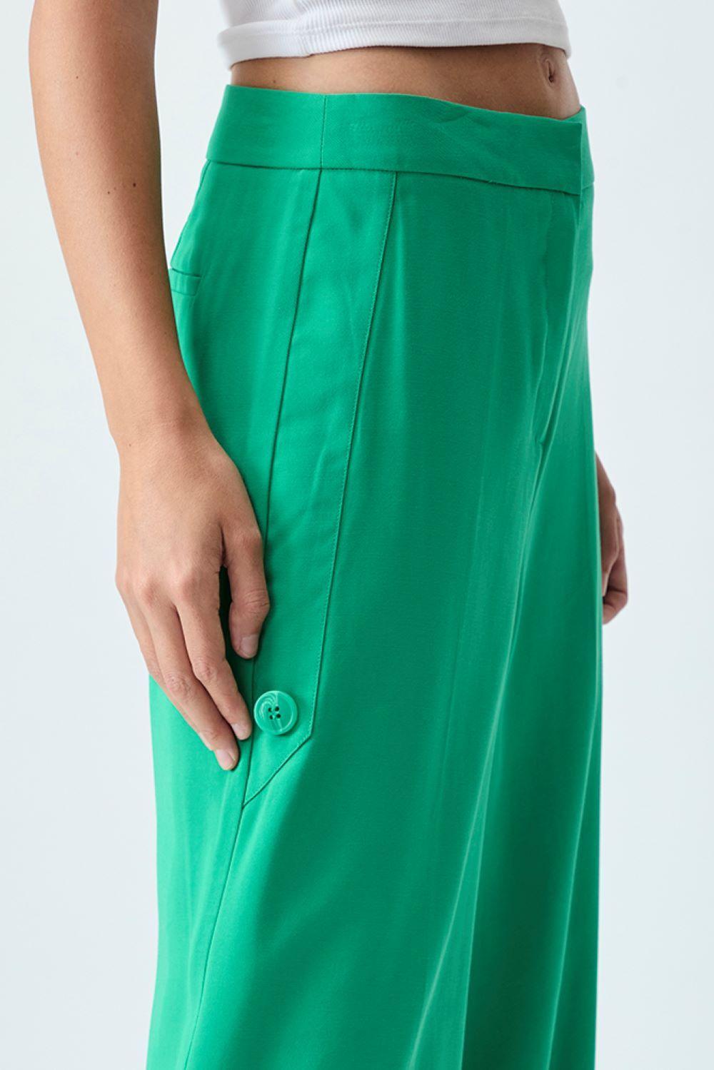 Pantalon Liso verde musgo iO 11020125050107-2