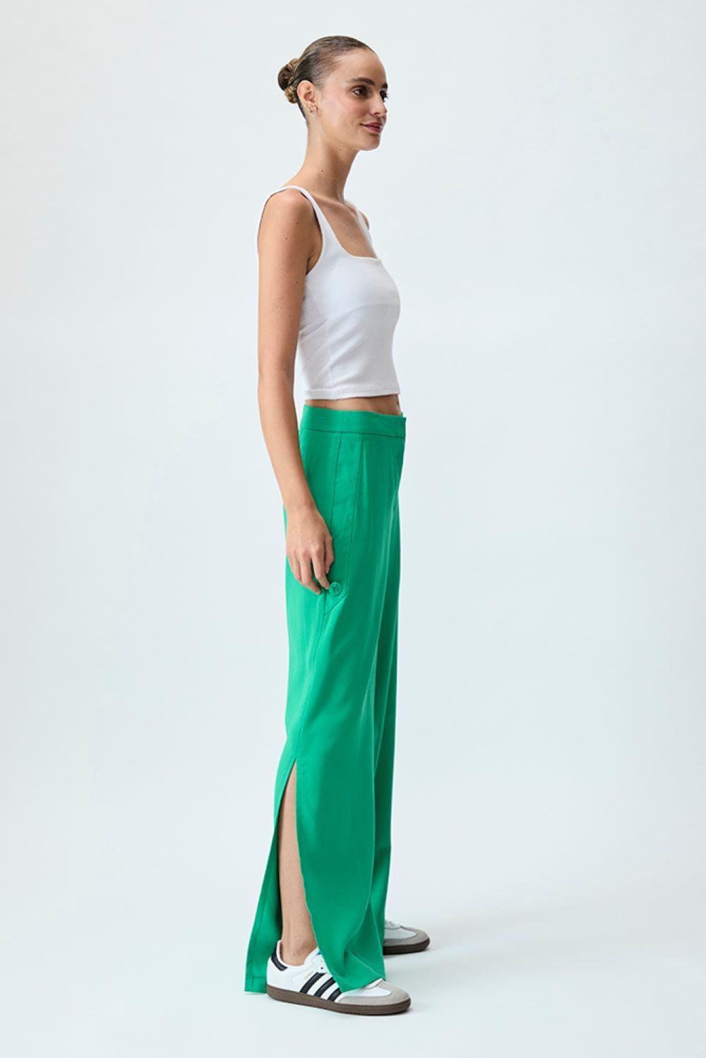 Pantalon Liso verde musgo iO 11020125050107-4