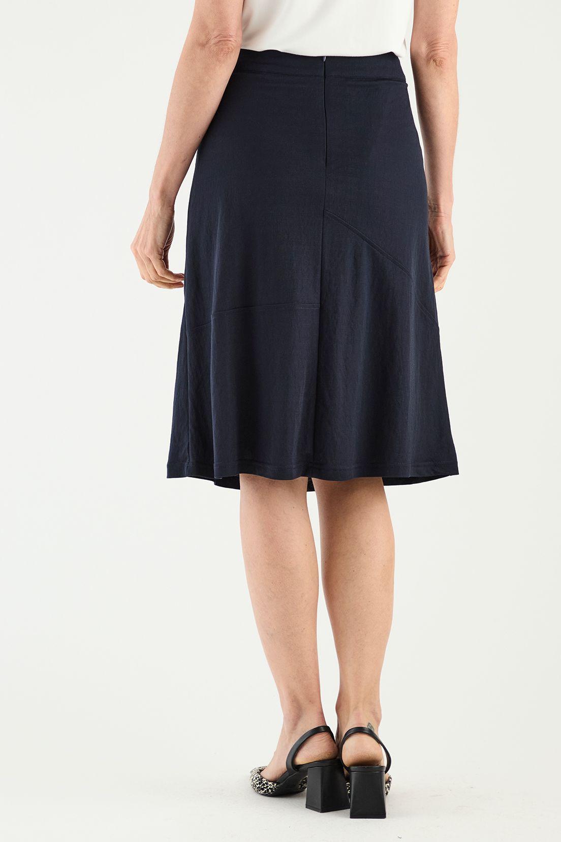 Falda Evase Azul Ma Griffe 12002125001104-4