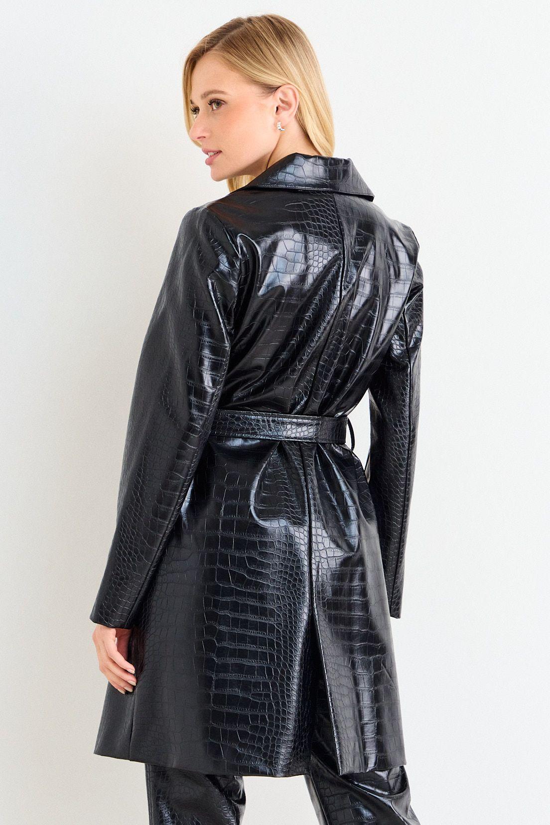 Trench De Pu Negro Ash 17407126051102-2