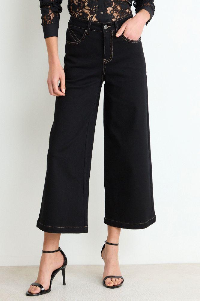 Wide Crop Jeans Negro Ash 11307225013102-2