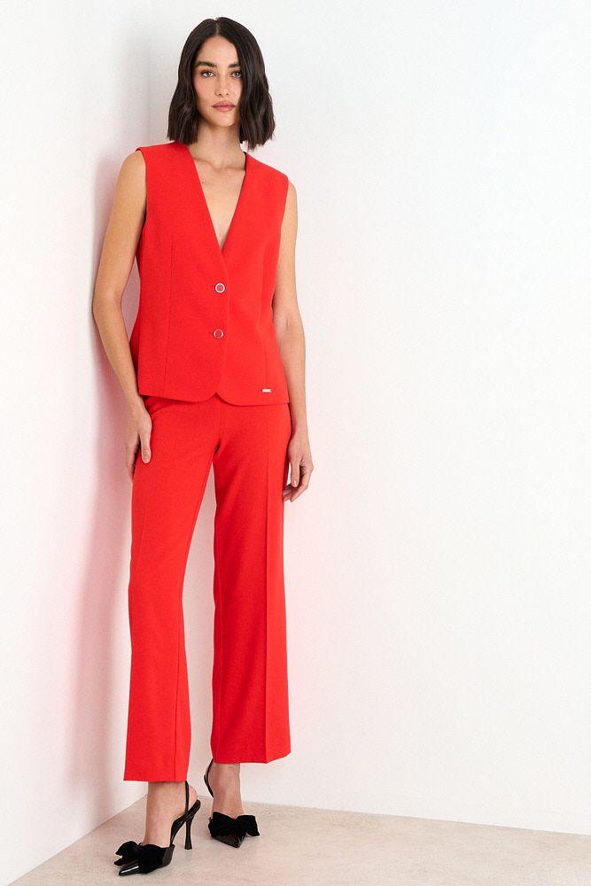 Vest Liso Sin Solapa Rojo Ash 16207126001103-3