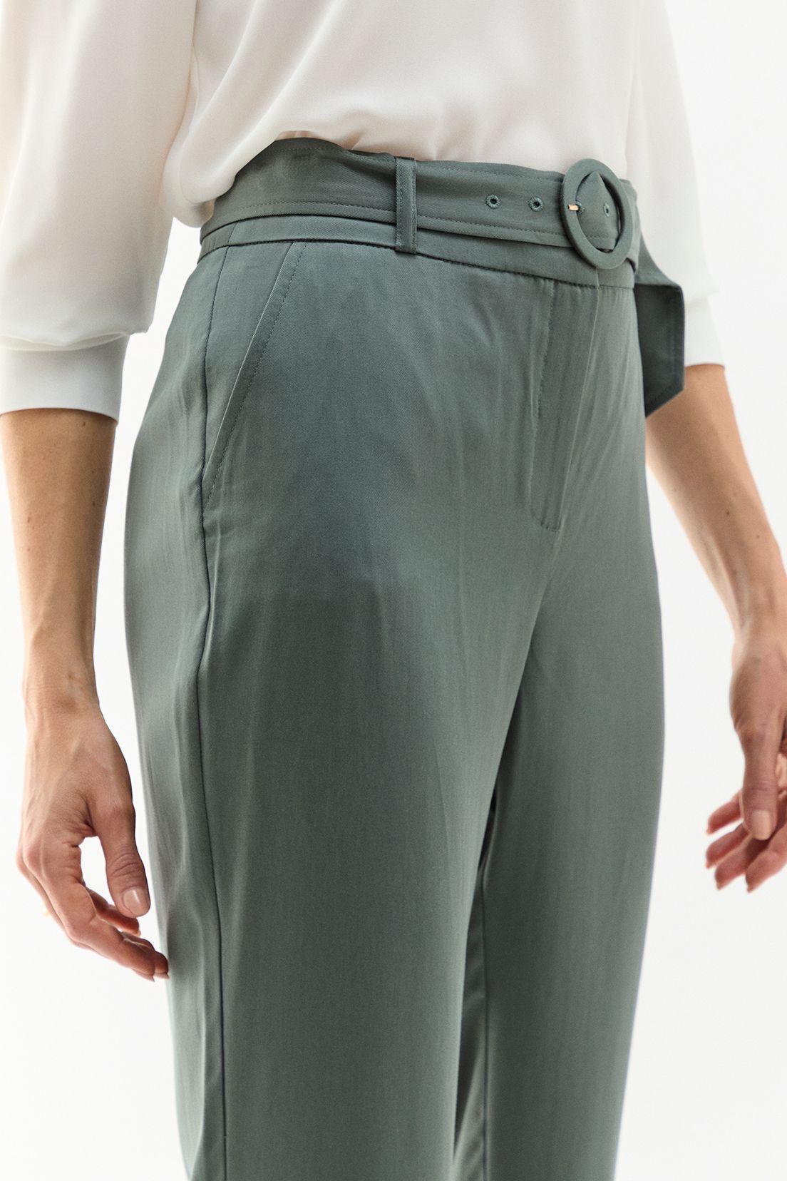 Pantalon Tencel Gris Ma Griffe 11002224059107-2