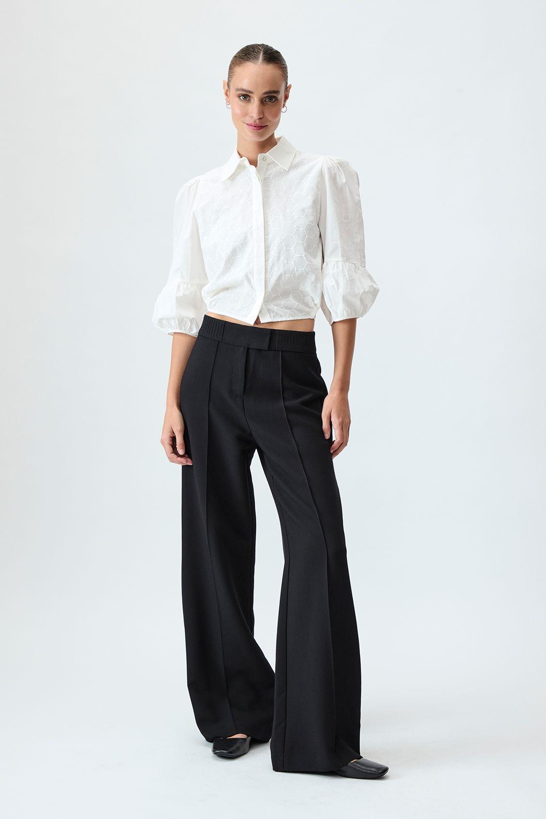 Pantalon Liso Negro iO 11020125008102-1