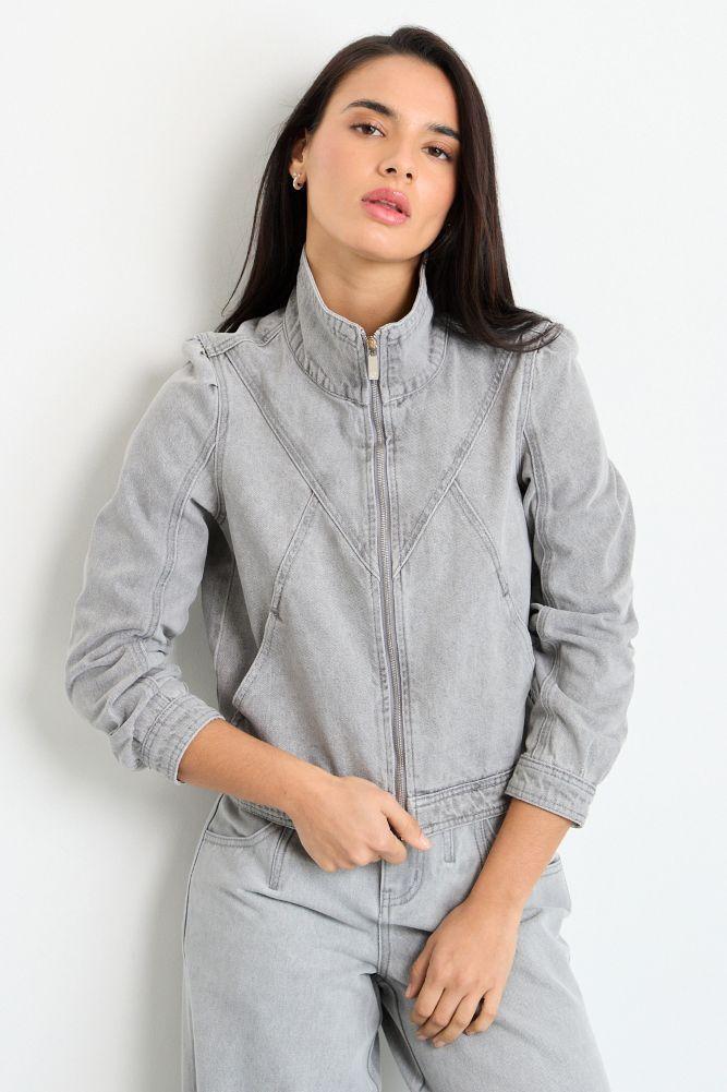 Chaqueta Gris iO 17820225002113-0