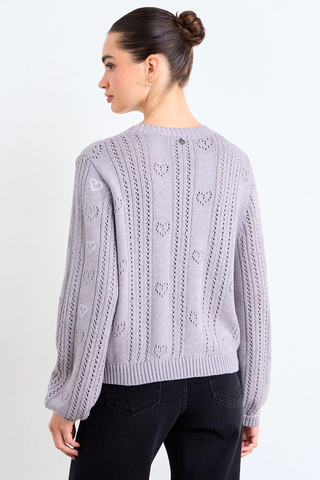Sweater Liso Gris iO 18120126004113-2