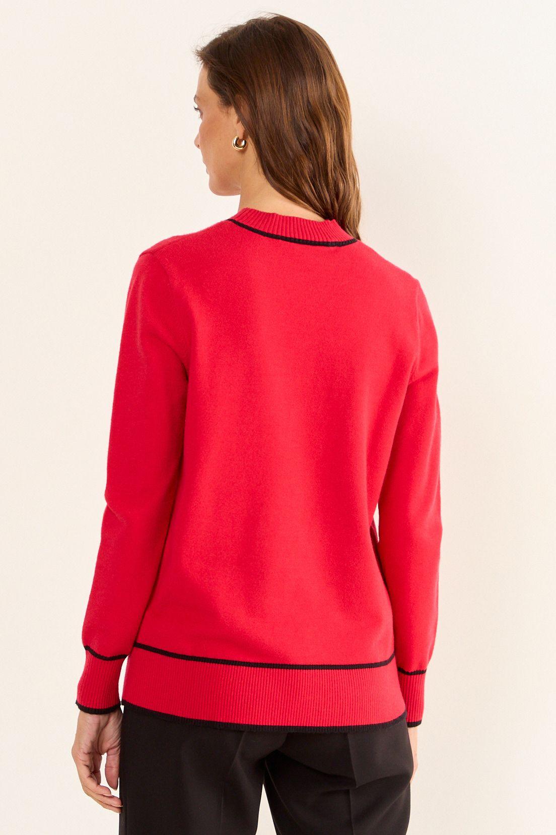 Sweater Liso Rojo Ma Griffe 18102126055103-2