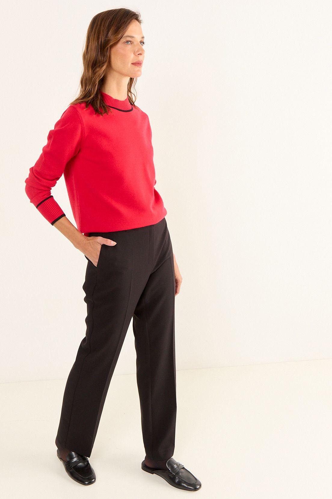 Sweater Liso Rojo Ma Griffe 18102126055103-3