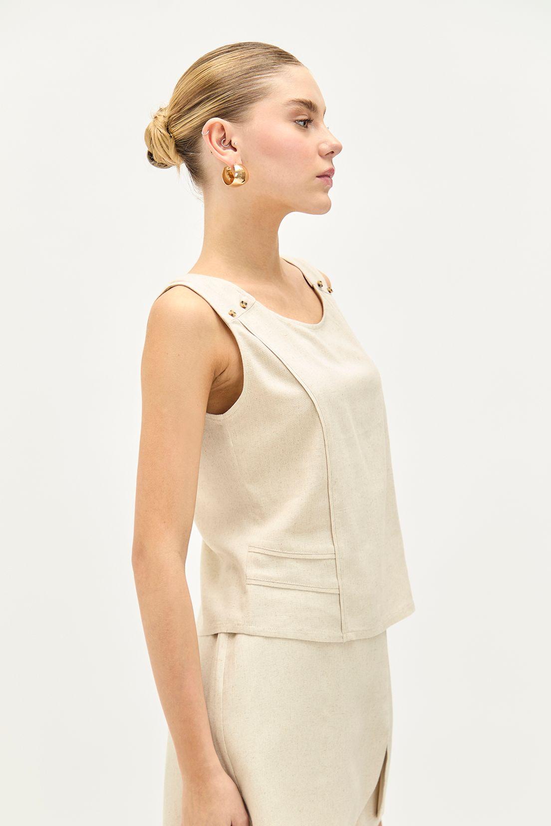 Blusa Lisa Beige iO 14020224065106-2