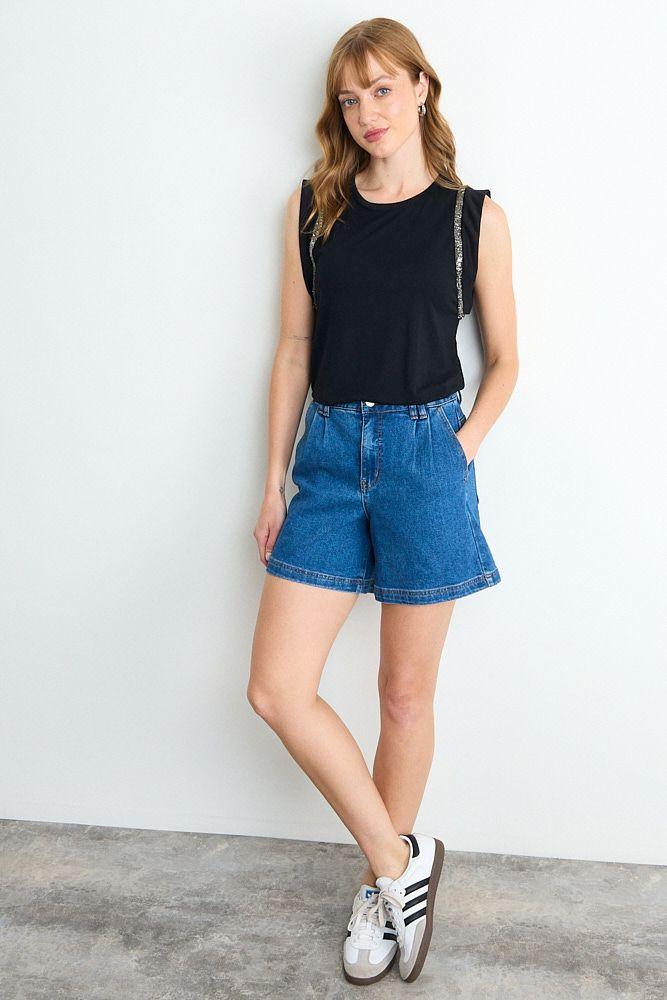 Polera Lisa Negro iO 14220225011102-3