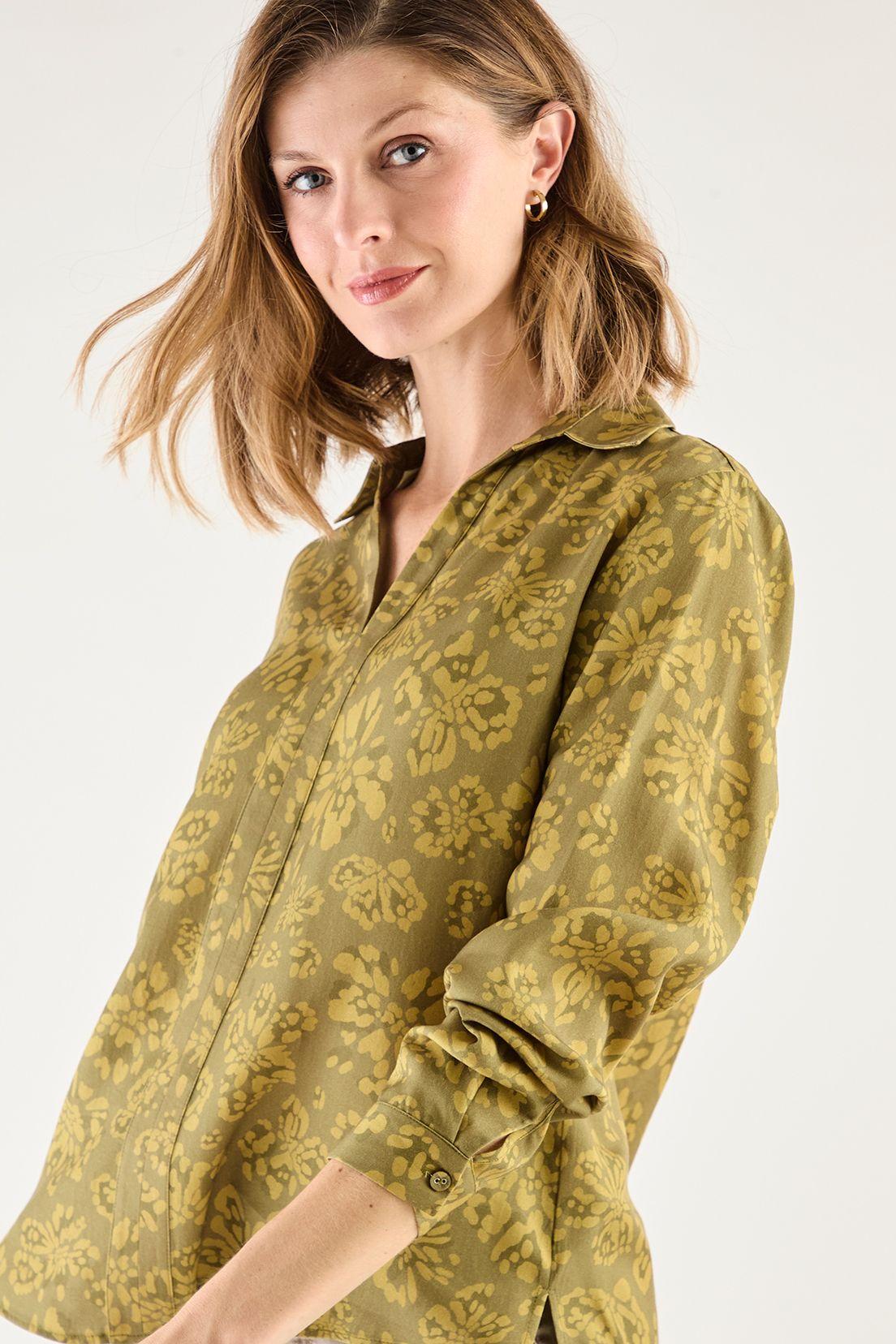 Blusa Lyocell Estampada Negro 14102125056102-1