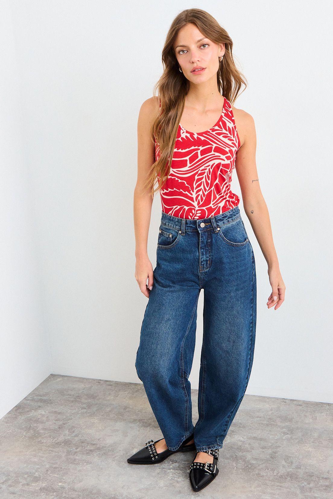 Polera Sin Mangas Fantasia Rojo iO 14304225091103-3