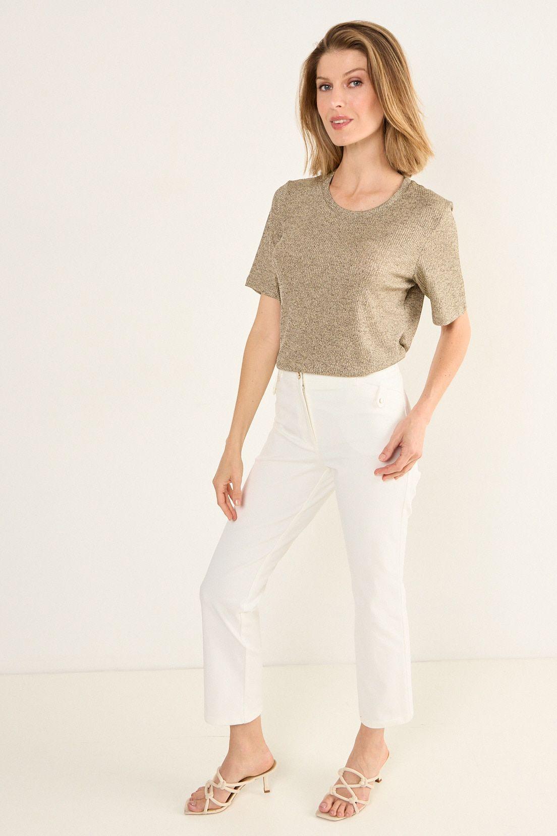 Polera Acanalada Argolla Beige Ma Griffe 14202126050106-3