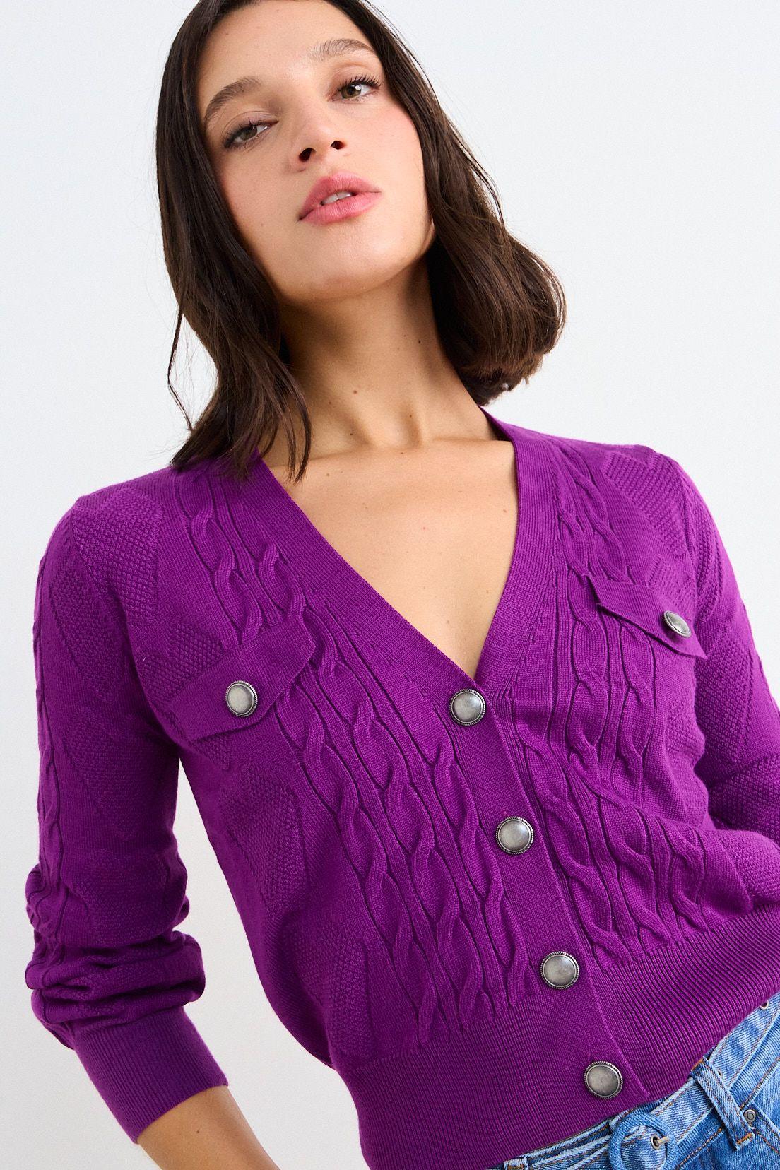 Cardigan Morado iO 18020126008121-0