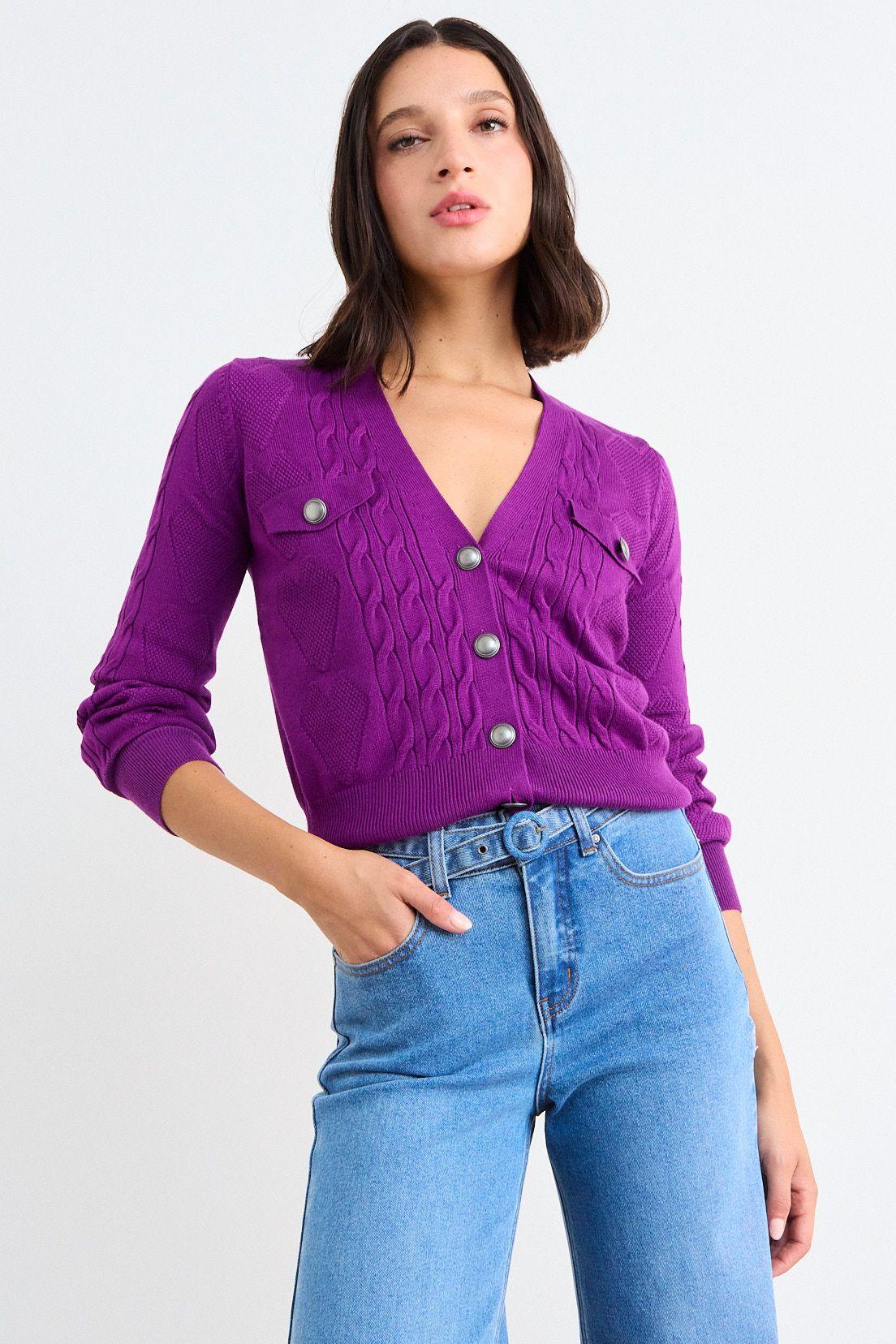 Cardigan Morado iO 18020126008121-1
