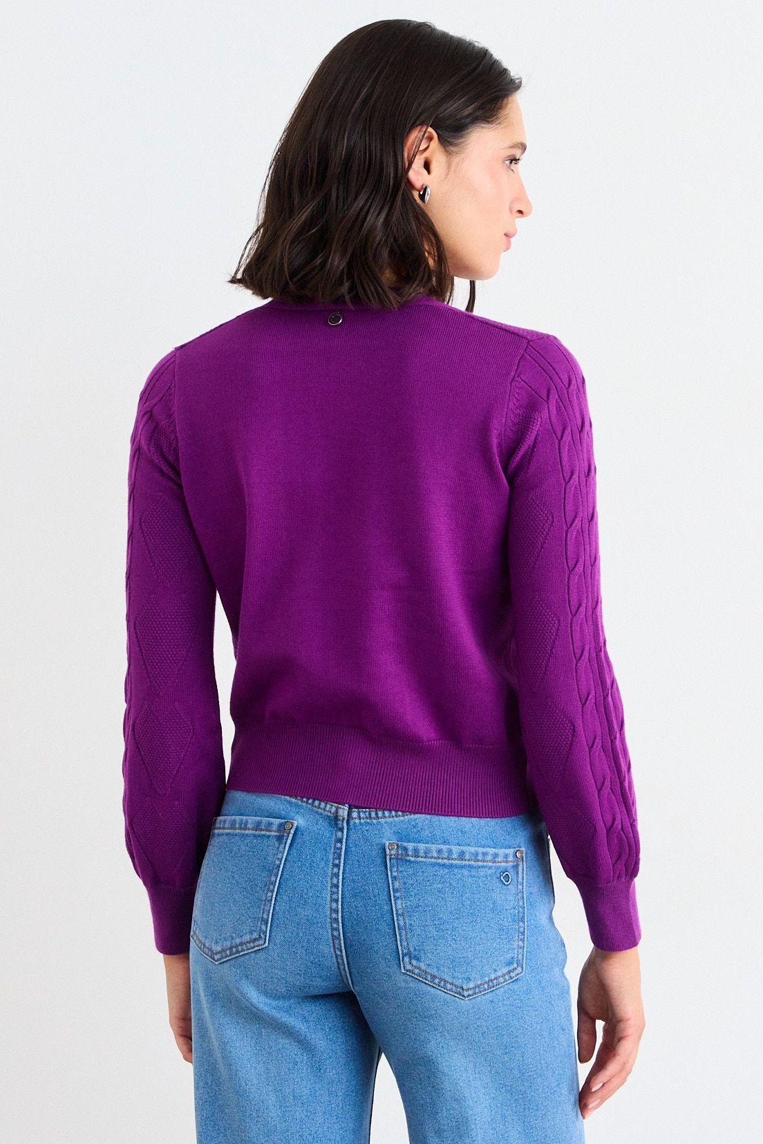 Cardigan Morado iO 18020126008121-2