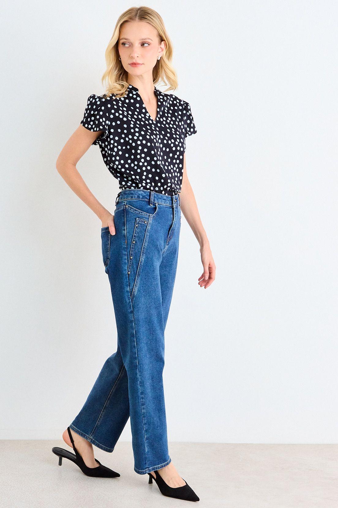 Blusa Manga Corta Print Negro Ash 14107225009163-4