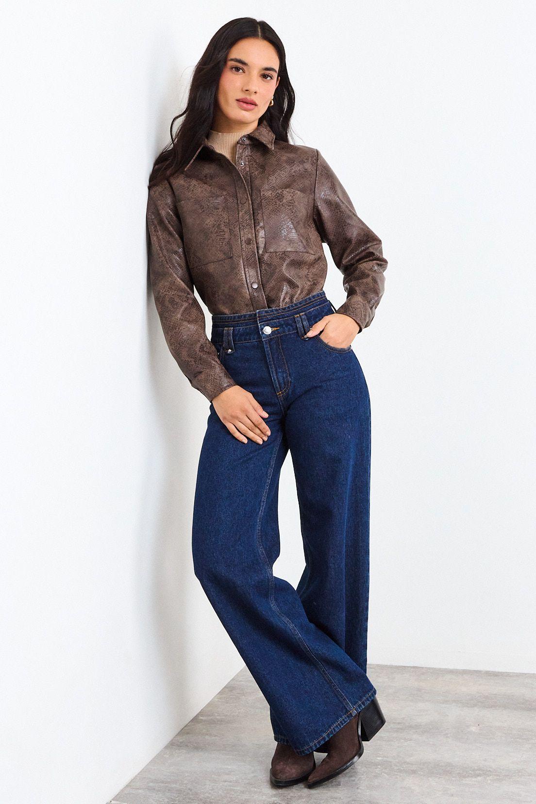 Blusa Lisa Café iO 14020126064129-3
