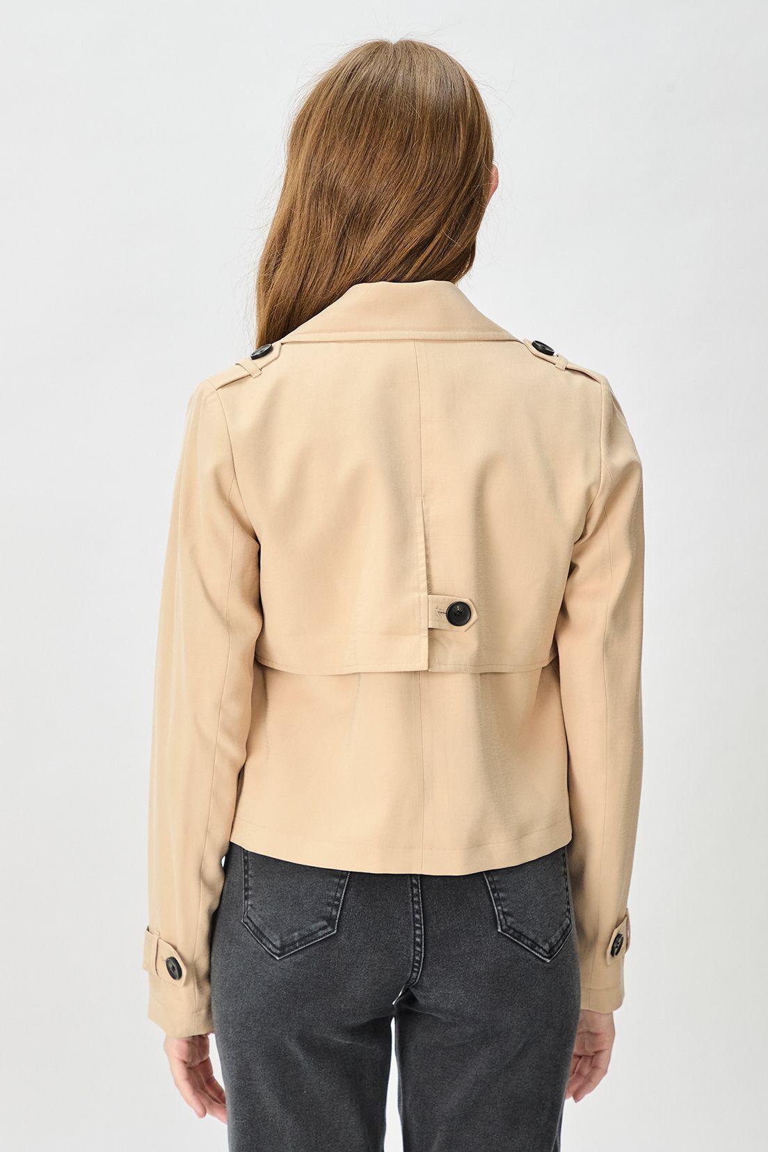 Impermeable (Trench) Liso Beige iO 17420125002106-3