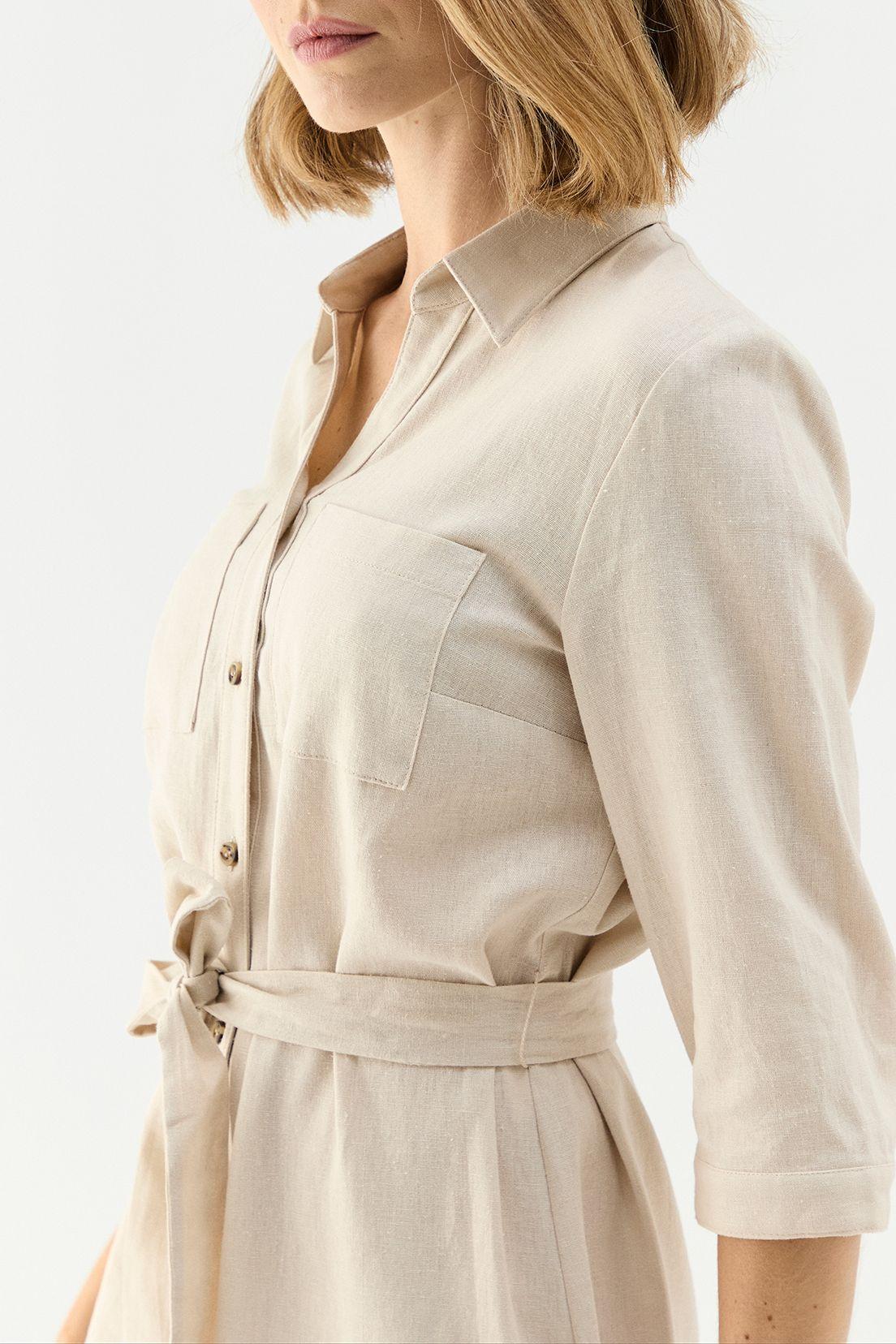 Vestido Liso Beige Ma Griffe 13004224002106-3