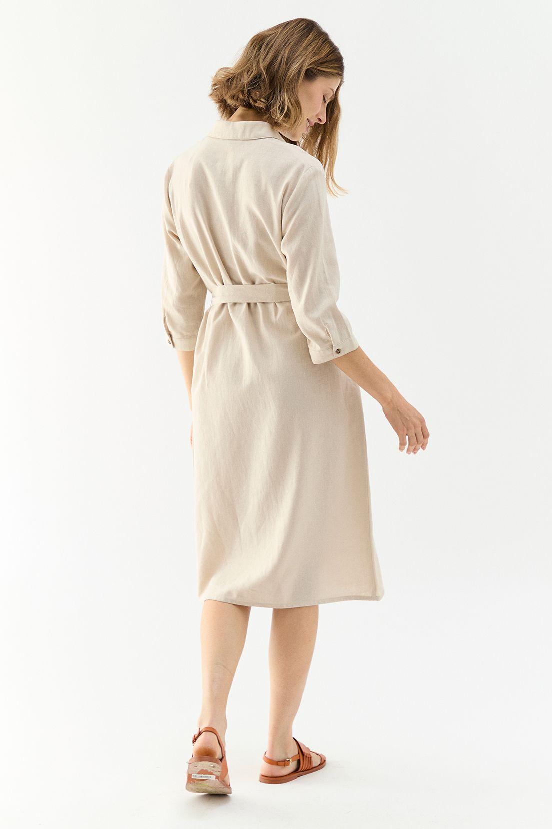 Vestido Liso Beige Ma Griffe 13004224002106-4