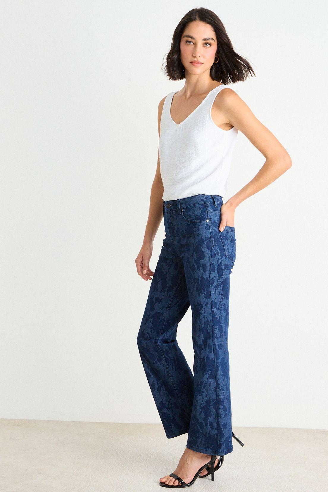 Straight Jeans Fantasia Azul Ash 11707126001104-4