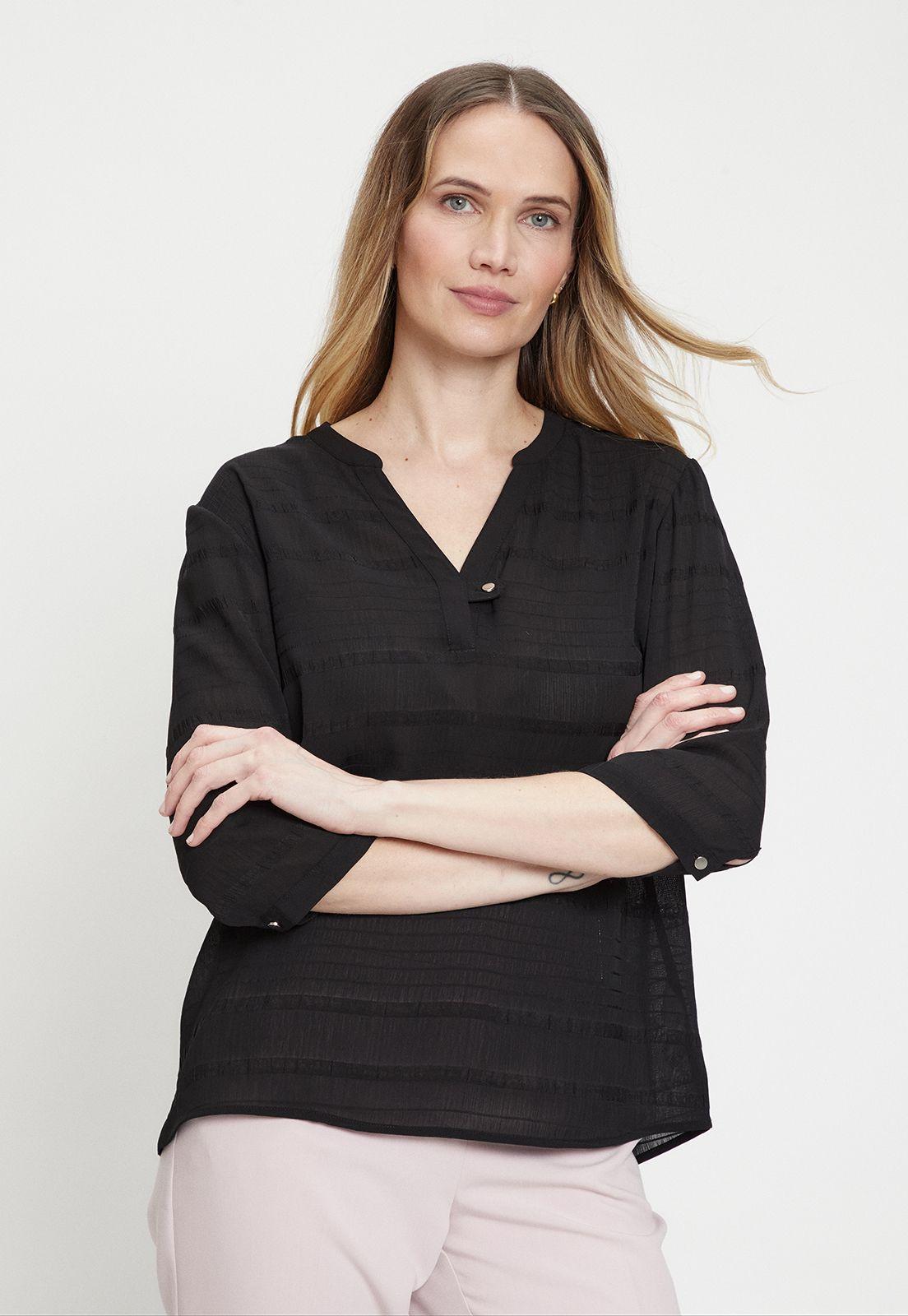 Blusa Lisa Negro Ma Griffe 14002224057102-2