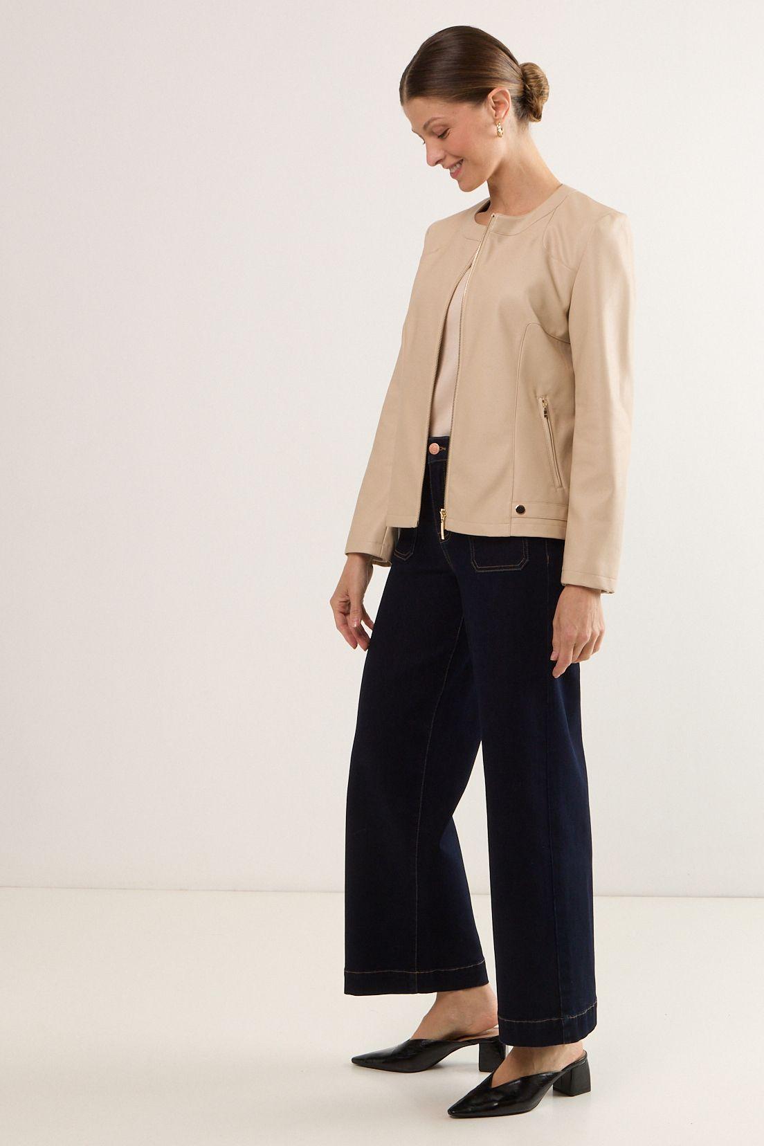 Chaqueta Beige Ma Griffe 17502225050106-3