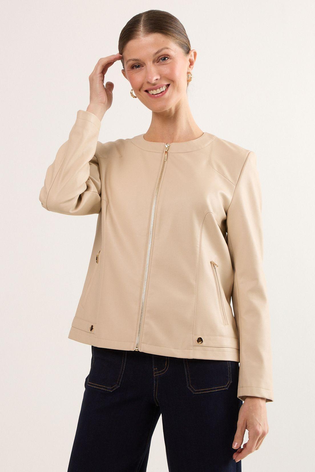 Chaqueta Beige Ma Griffe 17502225050106-0