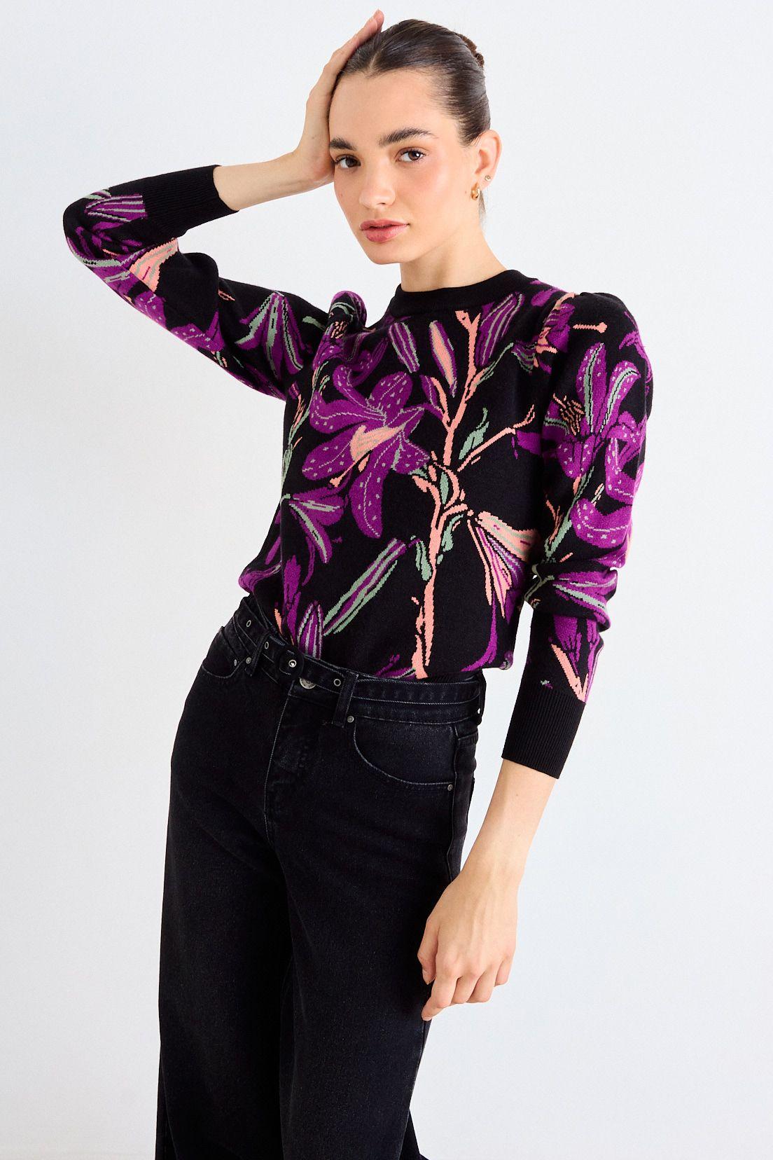 Sweater Fantasia Morado iO 18720126008121-0