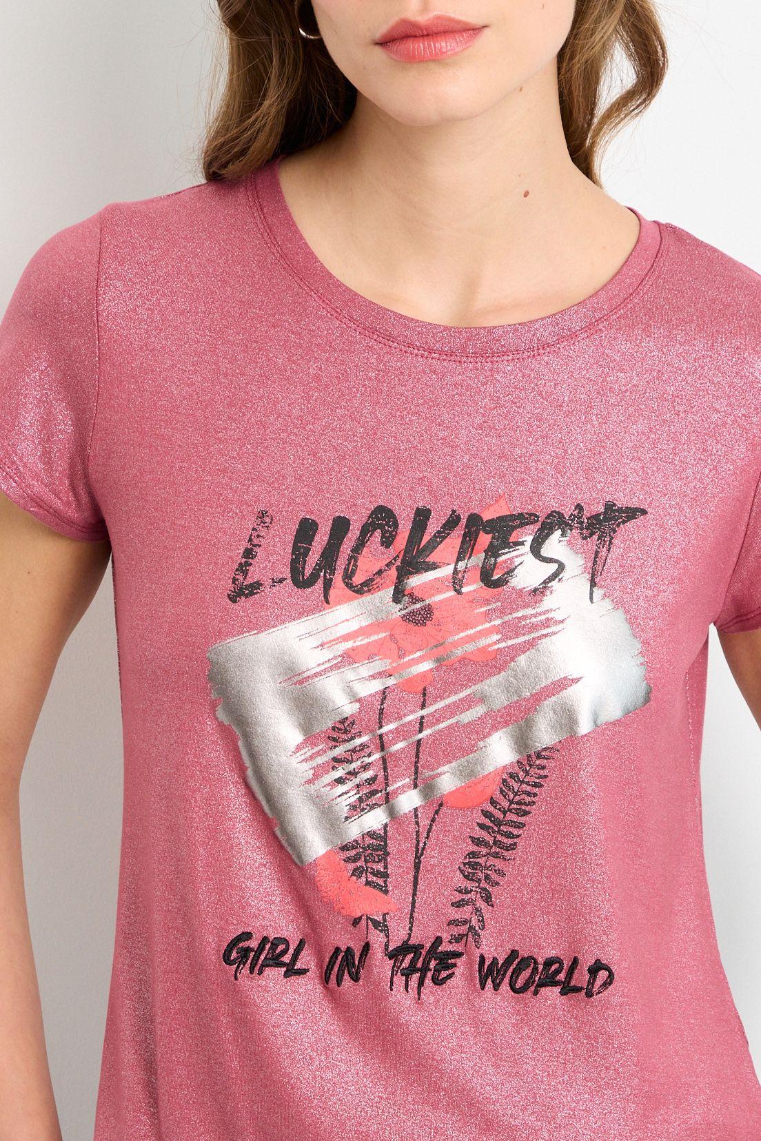 Polera Manga Corta Rosa iO 14620225001123-1