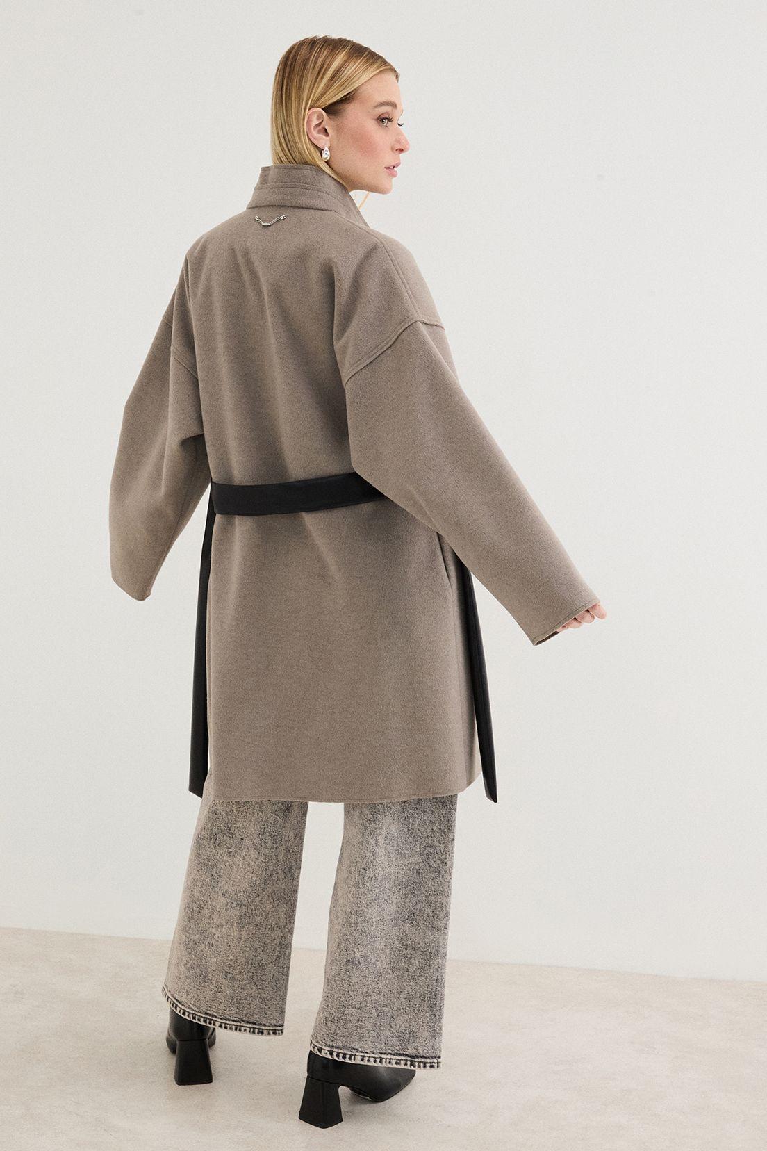 Abrigo Liso Avellana 17207125002126-2