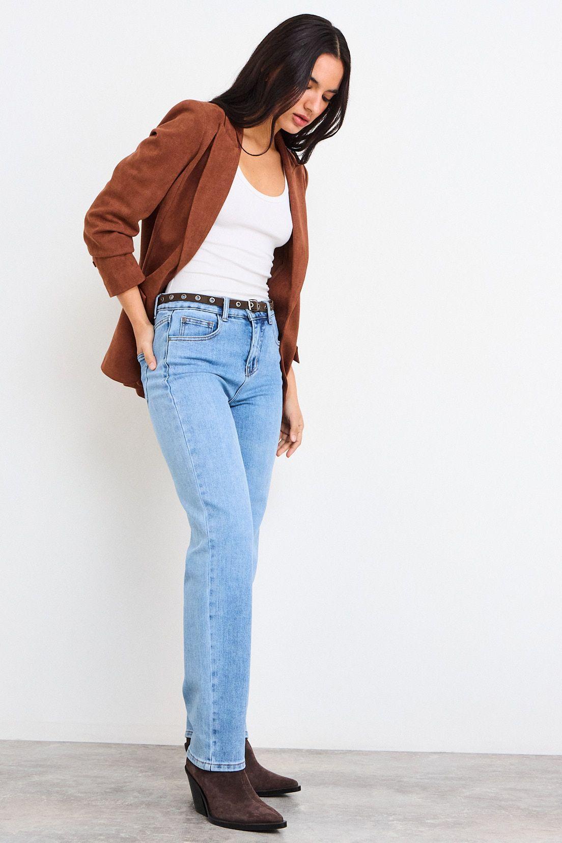 Jeans Liso Celeste iO 11320226001110-4