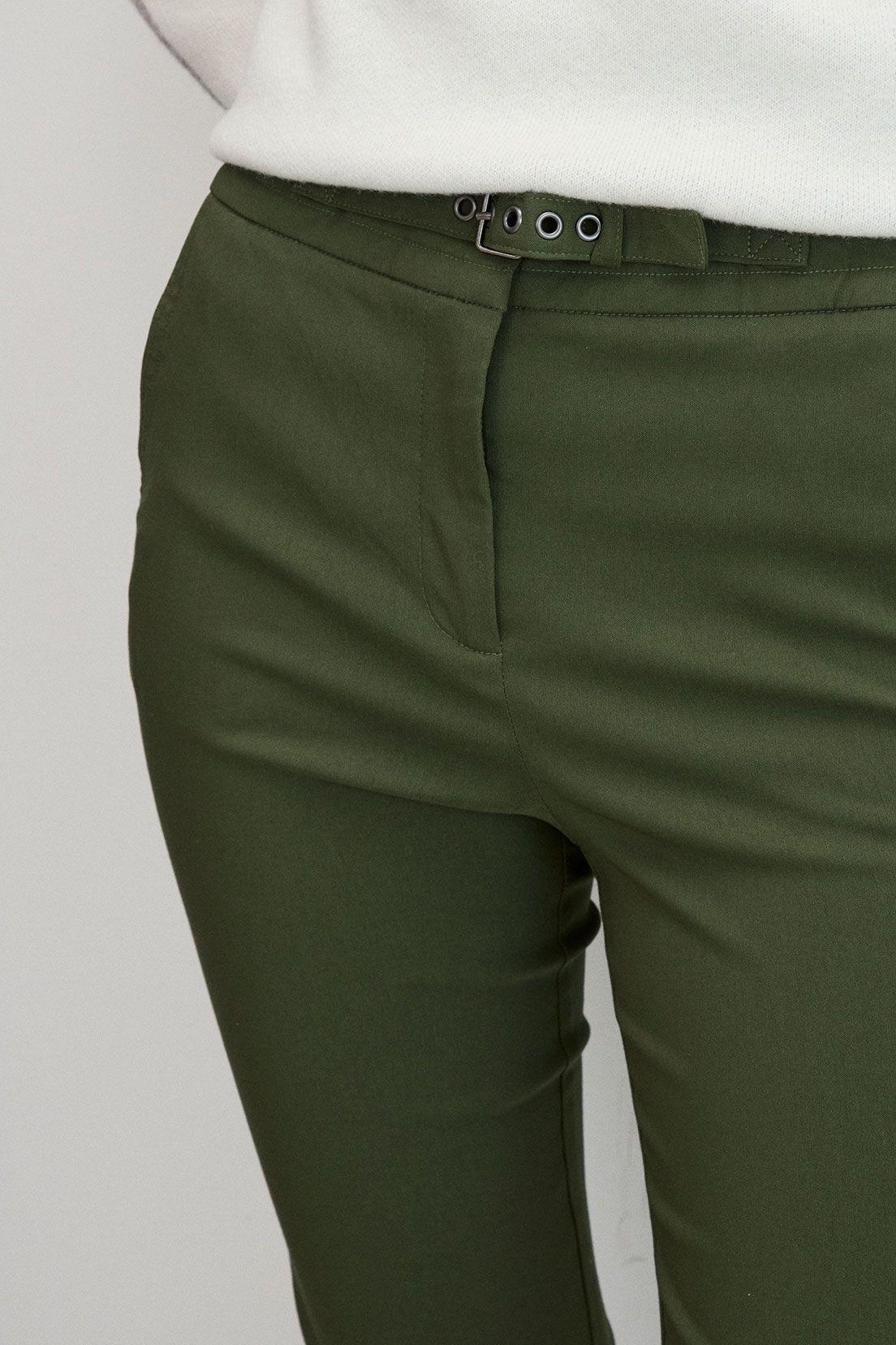 Pantalon Liso Verde Oliva 11004125005107-3