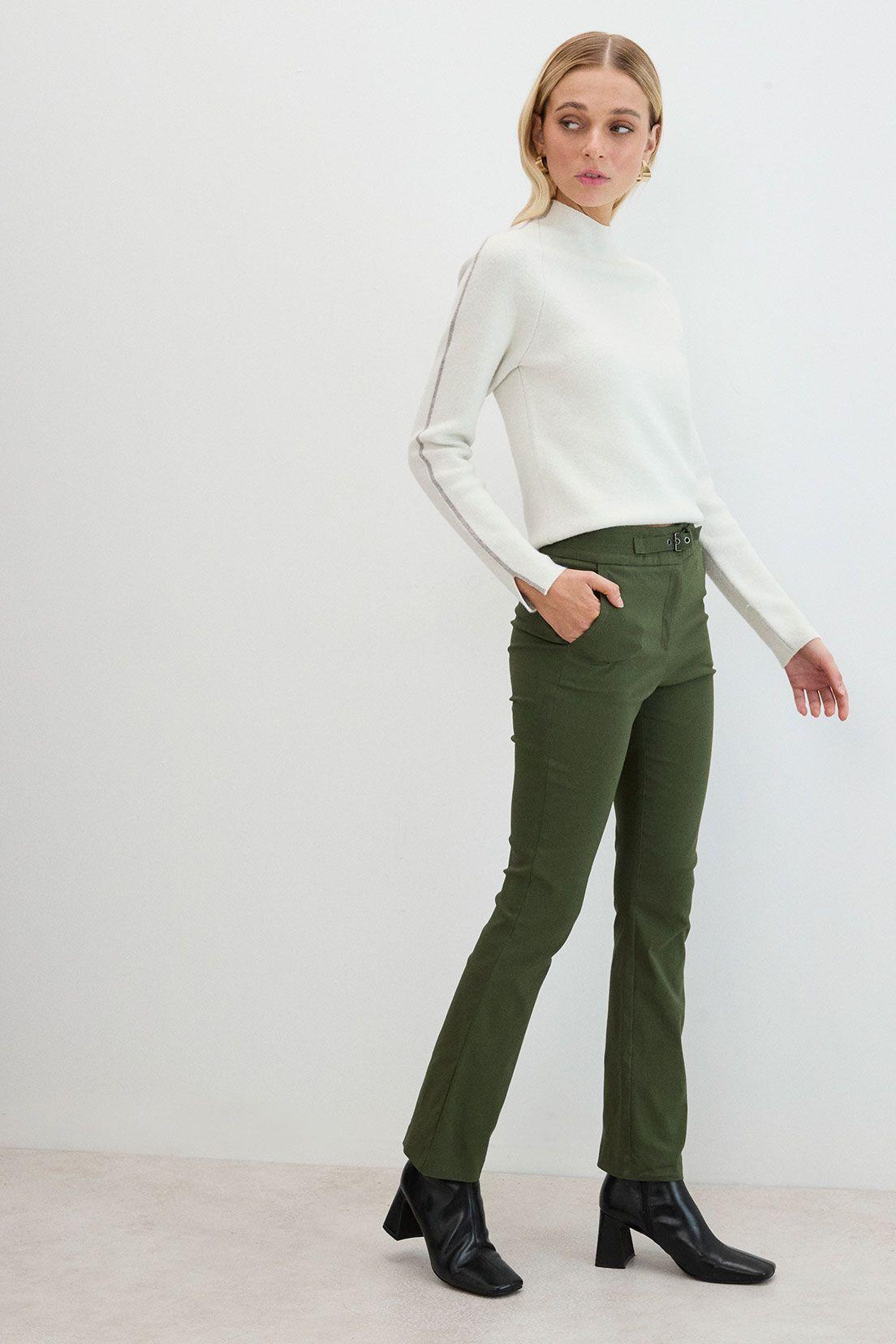 Pantalon Liso Verde Oliva 11004125005107-4