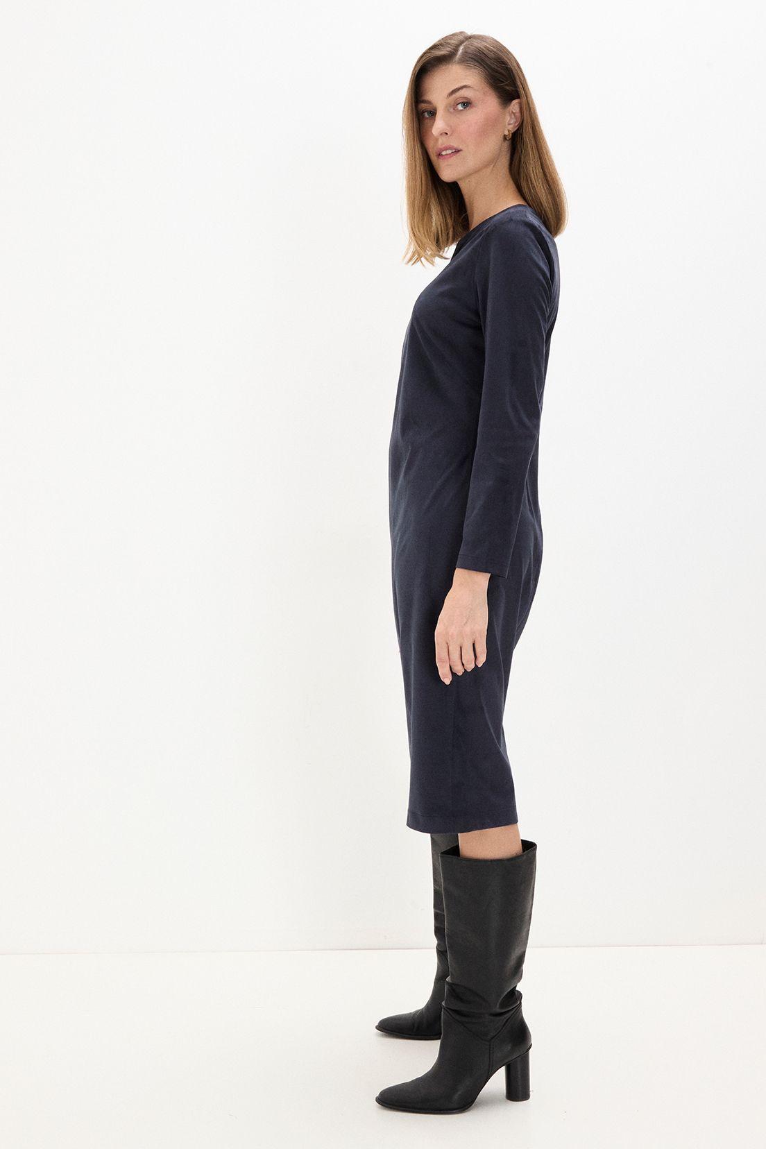 Vestido Suede Azul Ma Griffe 13002125055104-3