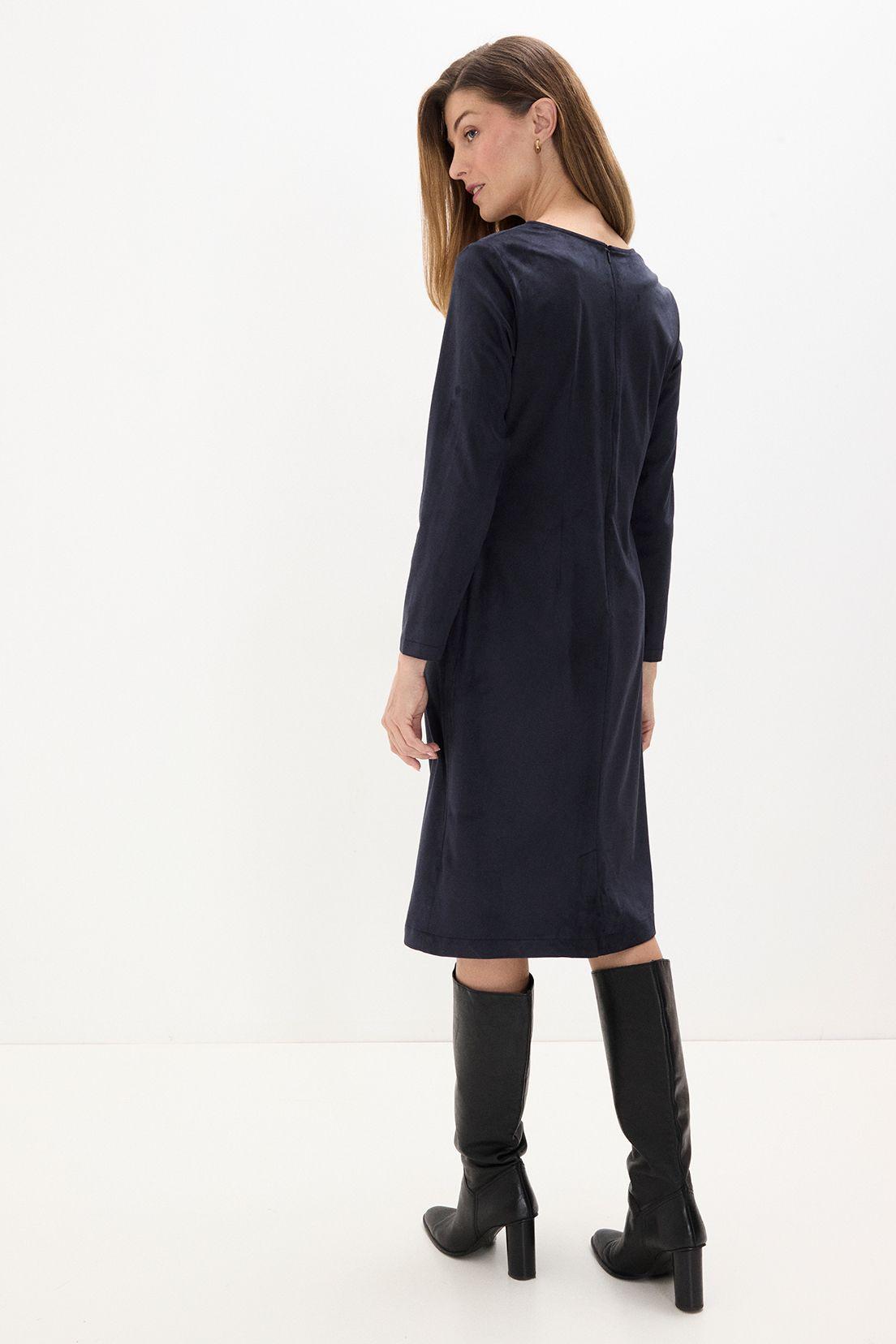 Vestido Suede Azul Ma Griffe 13002125055104-4