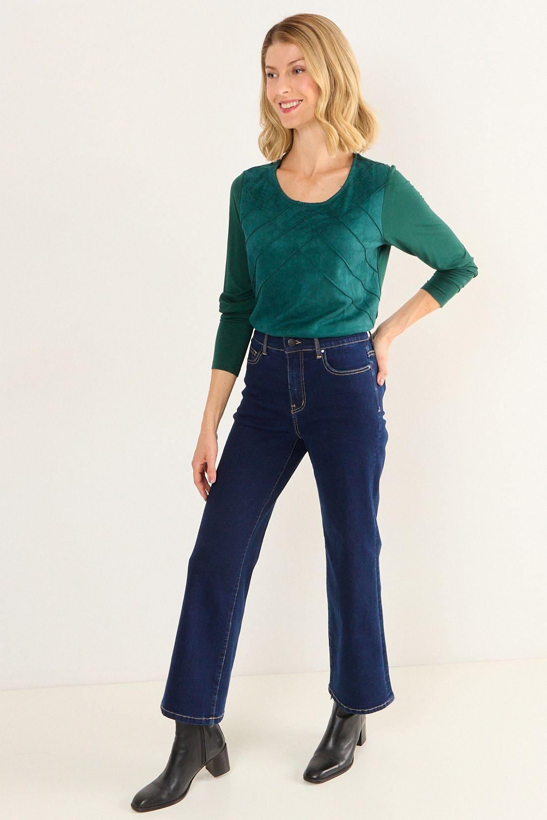 Polera De Suede Verde Oliva Ma Griffe 14202126007107-4