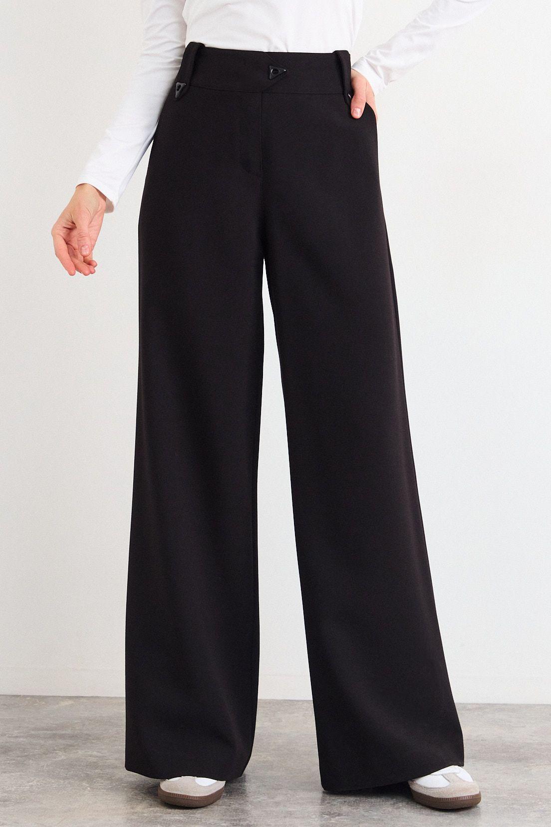 Pantalon Liso Negro iO 11020126065102-2