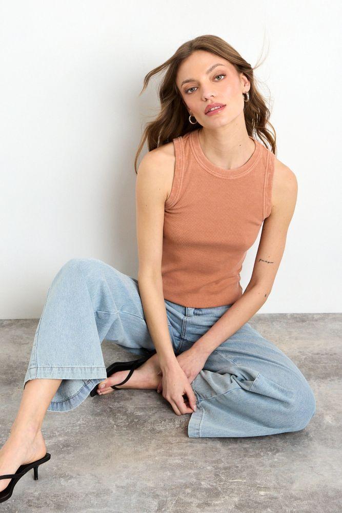 Polera Lisa Naranjo iO 14220225006114-4