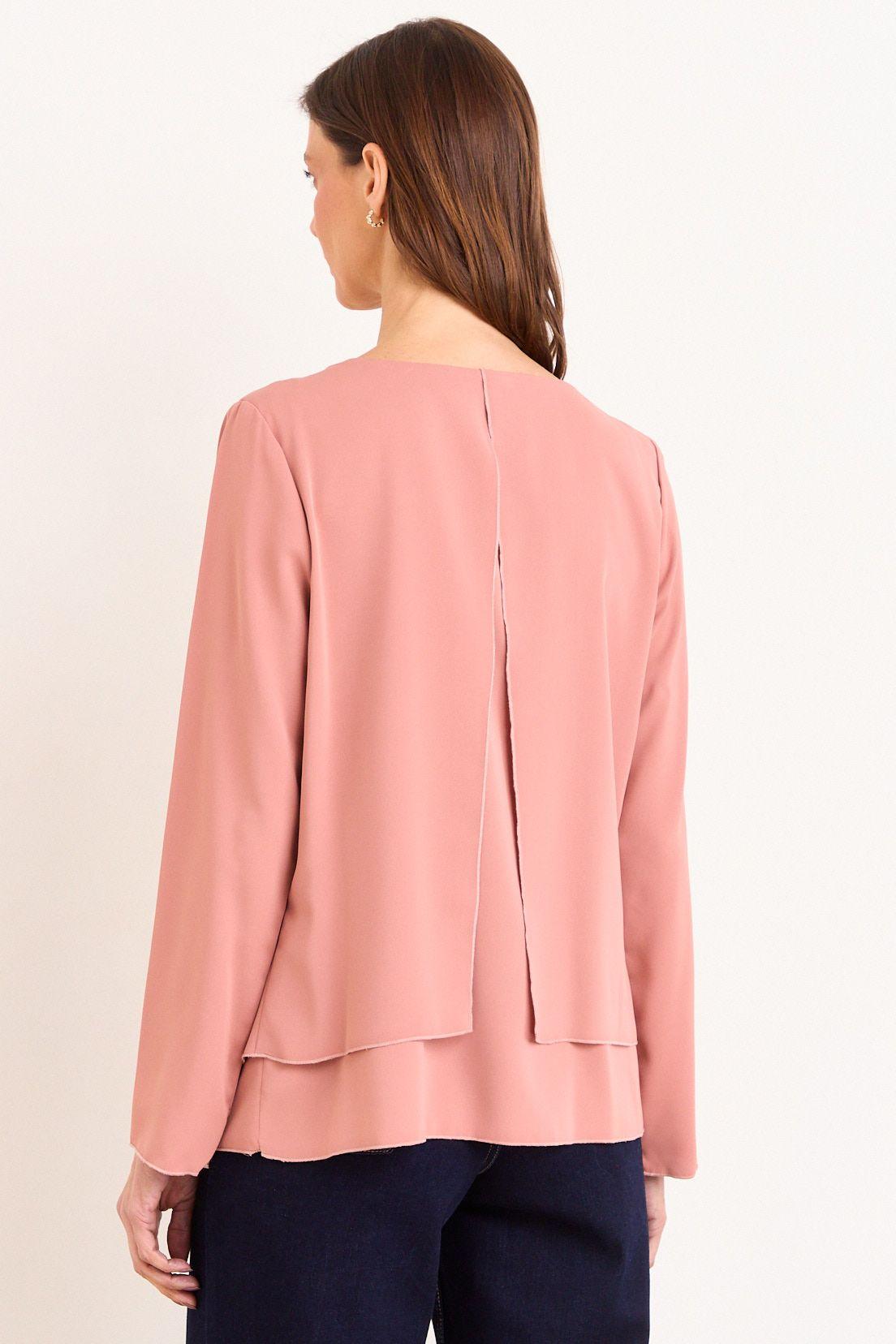 Blusa Lisa Rosado Ma Griffe 14004125013123-2