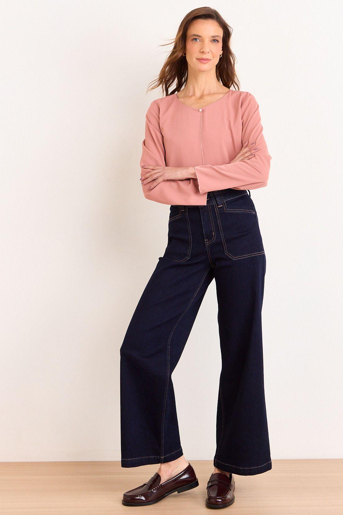 Blusa Lisa Rosado Ma Griffe 14004125013123-3