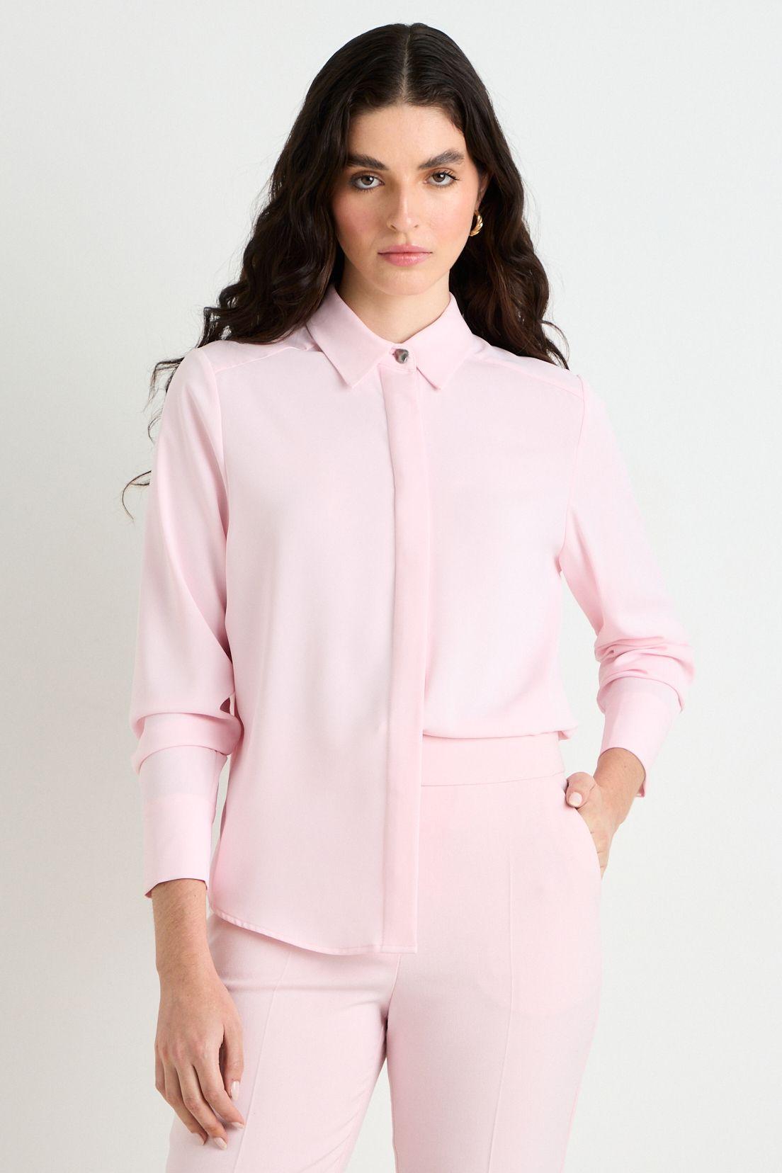 Blusas Manga Larga Rosa Ash 14007225090123-0